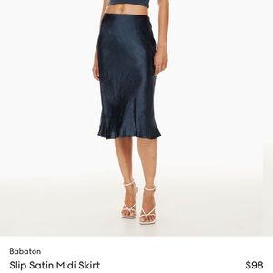 Babaton midi skirt
